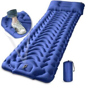 Camping Sleeping Pad,Extra Thickness 3.9Inch Inflatable Sleeping Mat with Pillow